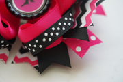 barbie inspired crossgrain hair bow