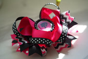 barbie inspired crossgrain hair bow