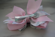 little cow crossgrain hair bow for little girls!