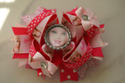 gross grain barbie inspired hair bow