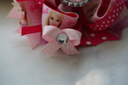 gross grain barbie inspired hair bow