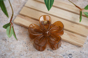Flower hair claw clip for women