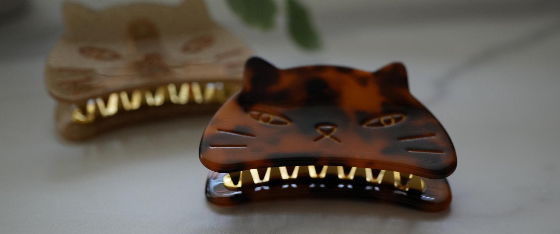 luxury acetate hair claws