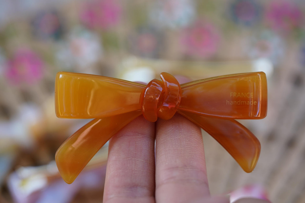 beutiful Japan style butterfly marble acetate alligator hair clip for women