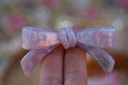Hair bow clip acetate Butterfly design