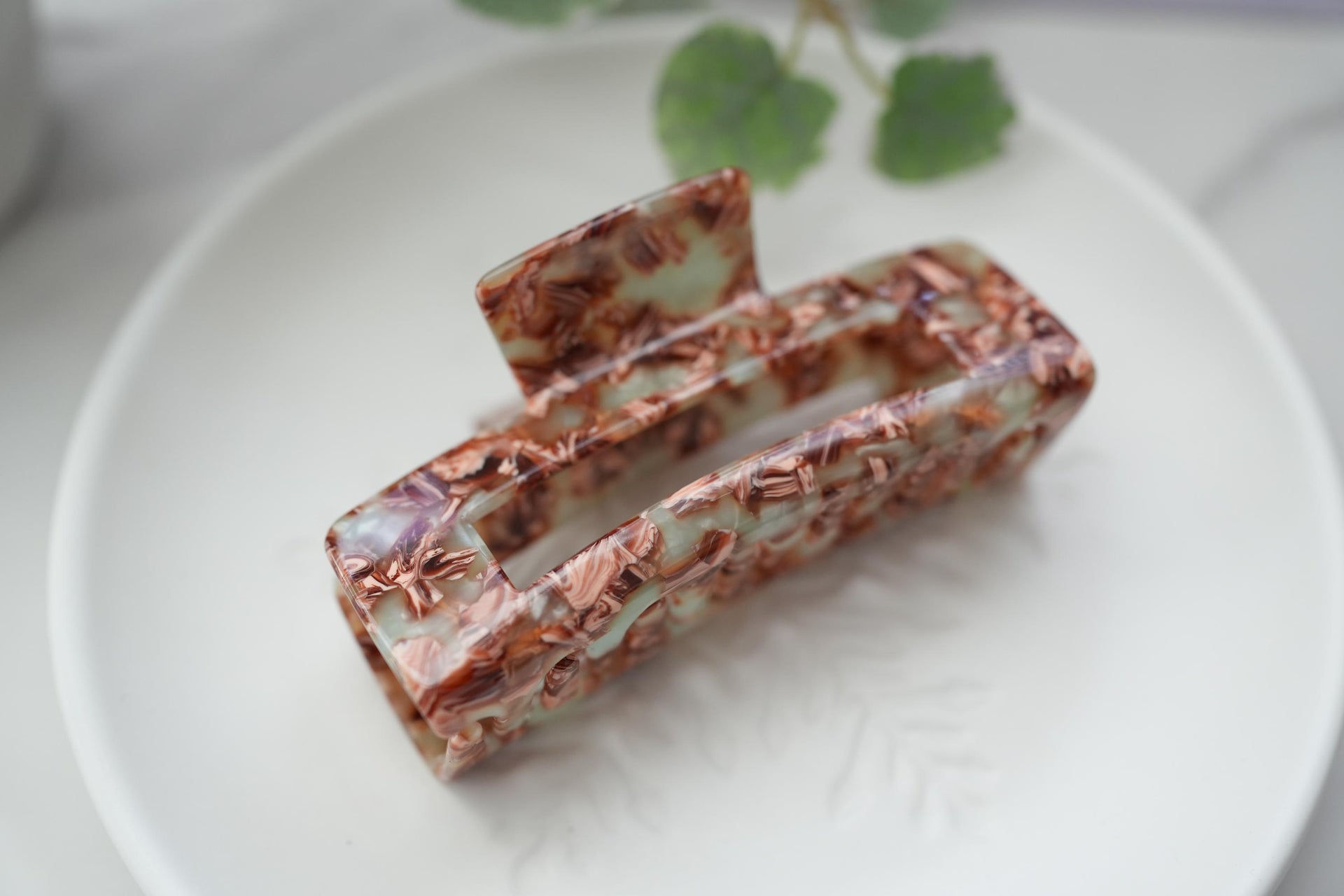 Large acetate Hair Clip Claw