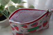 makeup bag petite fleurs print design